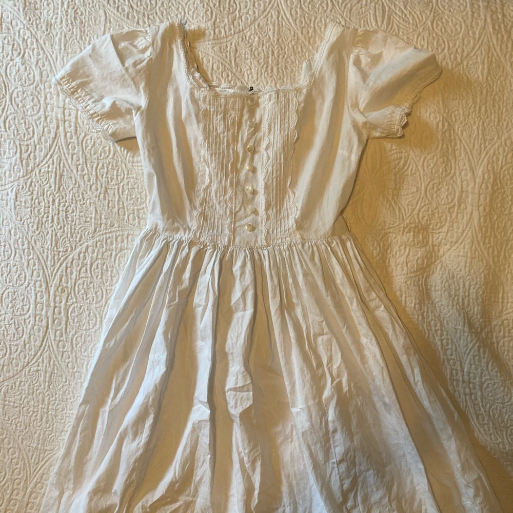 Princess sleeve cotton vintage dress